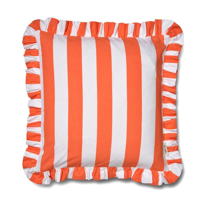 Kussenhoes Ruffle Stripes 50x50 cm - Coral - Classic Collection