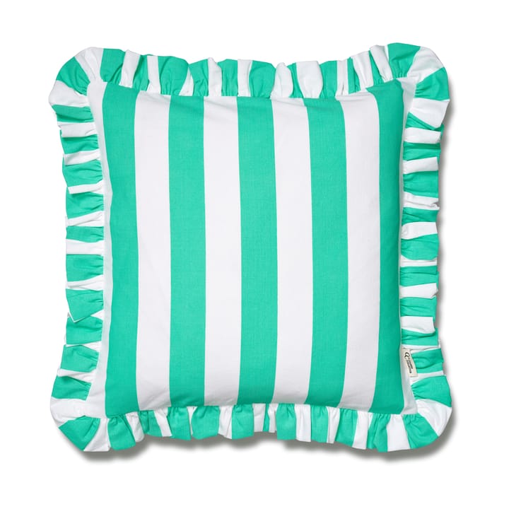 Kussenhoes Ruffle Stripes 50x50 cm - Sage - Classic Collection