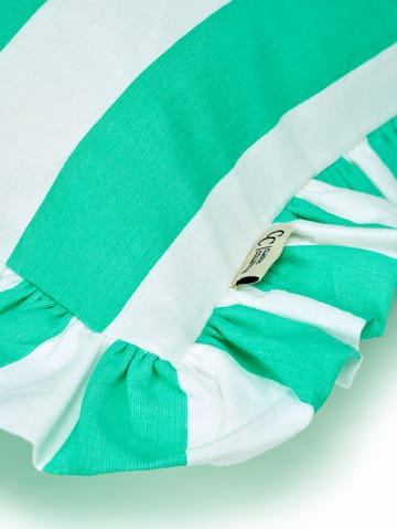 Kussenhoes Ruffle Stripes 50x50 cm - Sage - Classic Collection