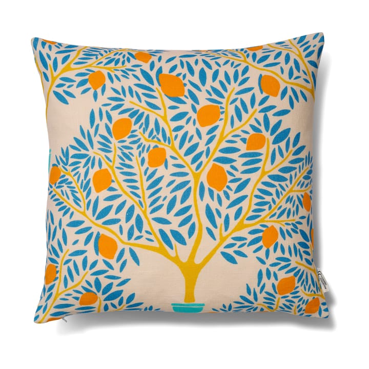 Lemon garden kussensloop 50x50 cm - Blauw - Classic Collection