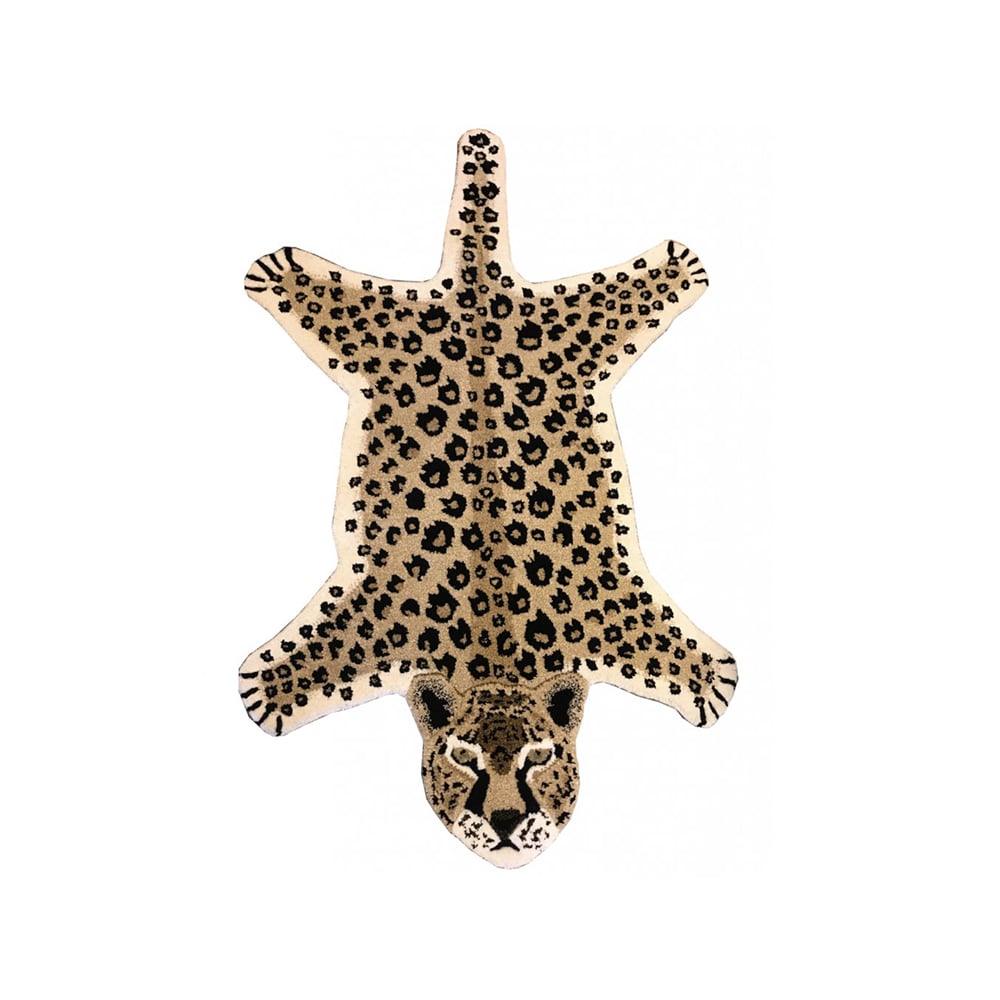 Classic Collection Leopard vloerkleed natuur, 90x150 cm
