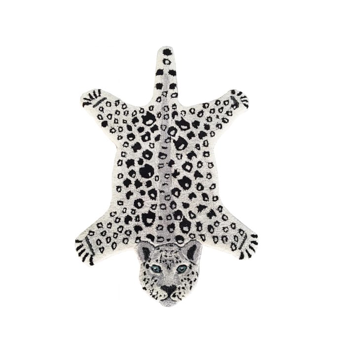 Leopard vloerkleed - wit, 60x90 cm - Classic Collection