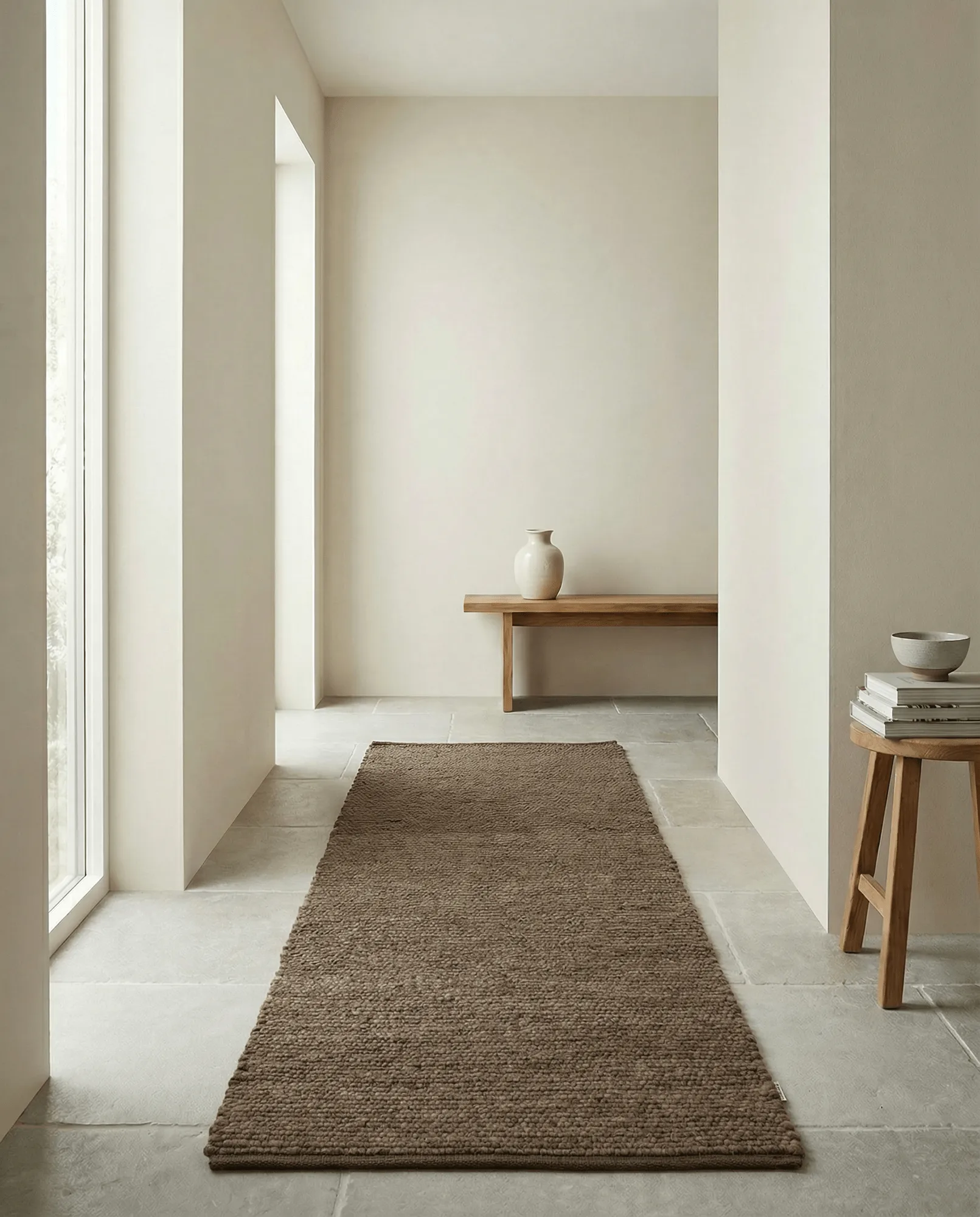 Merino Gangloper, Bruin, 80x150 cm Classic Collection