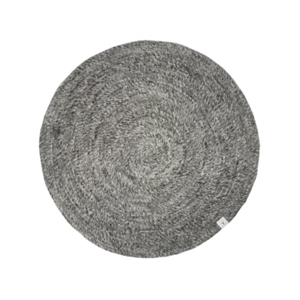 Classic Collection Merino Vloerkleed rond graniet, 200 cm