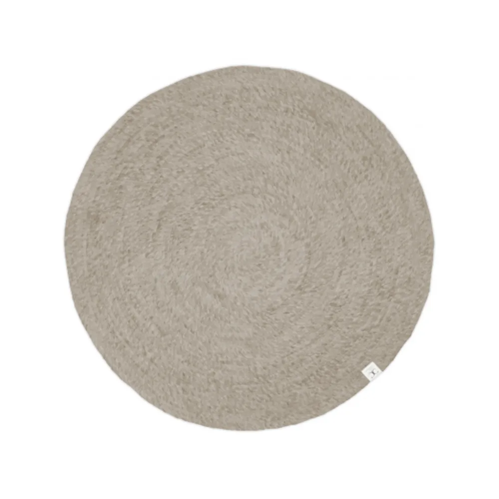 Merino Vloerkleed rond, oat, 200 cm Classic Collection