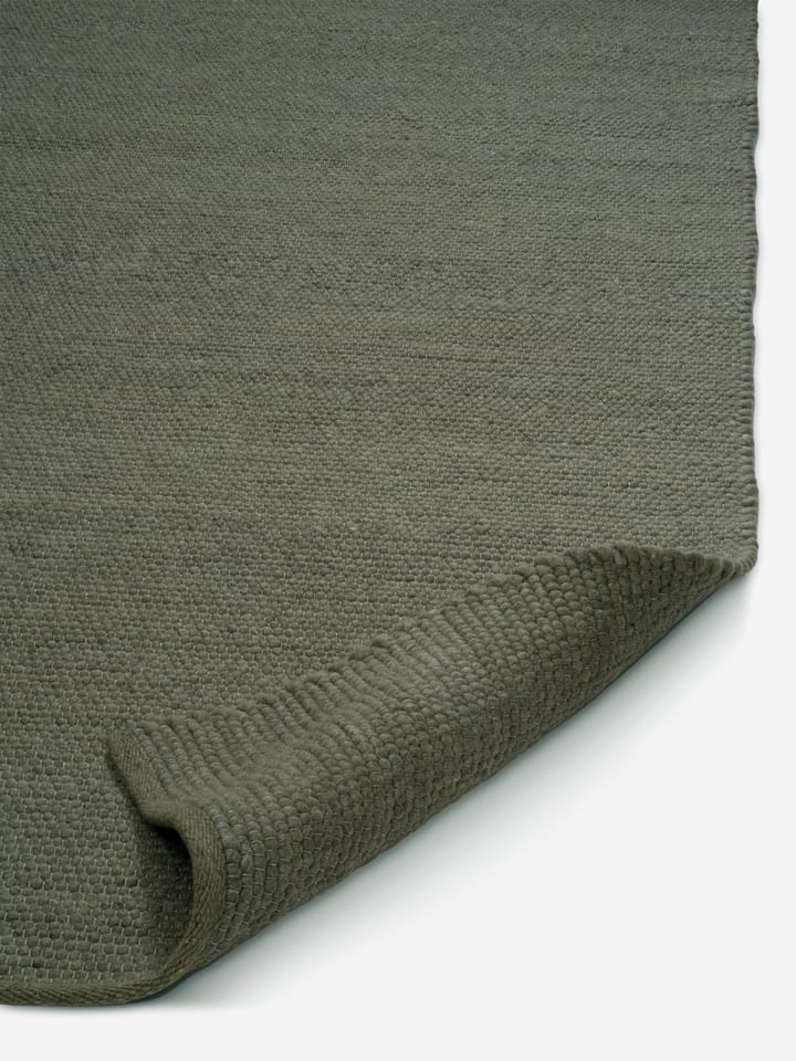Merino wollen vloerkleed 140x200 cm, Donkergroen Classic Collection