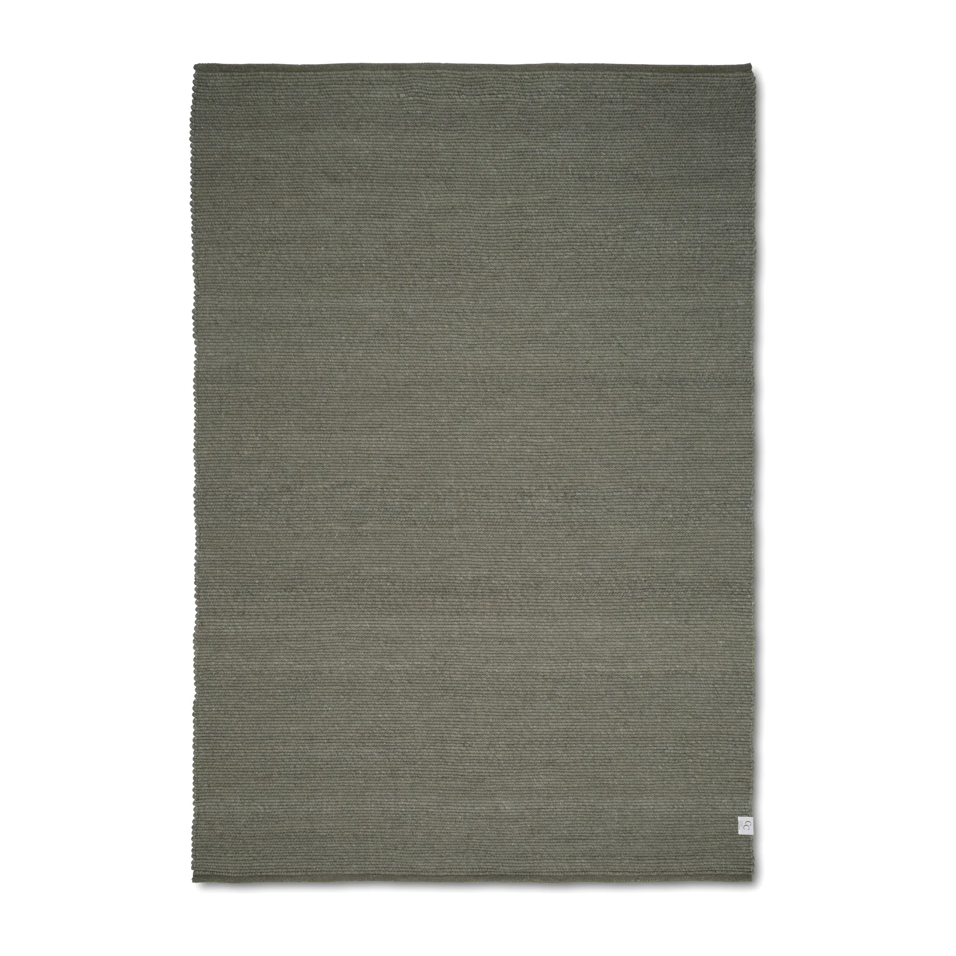 Merino wollen vloerkleed 200x300 cm, Donkergroen Classic Collection