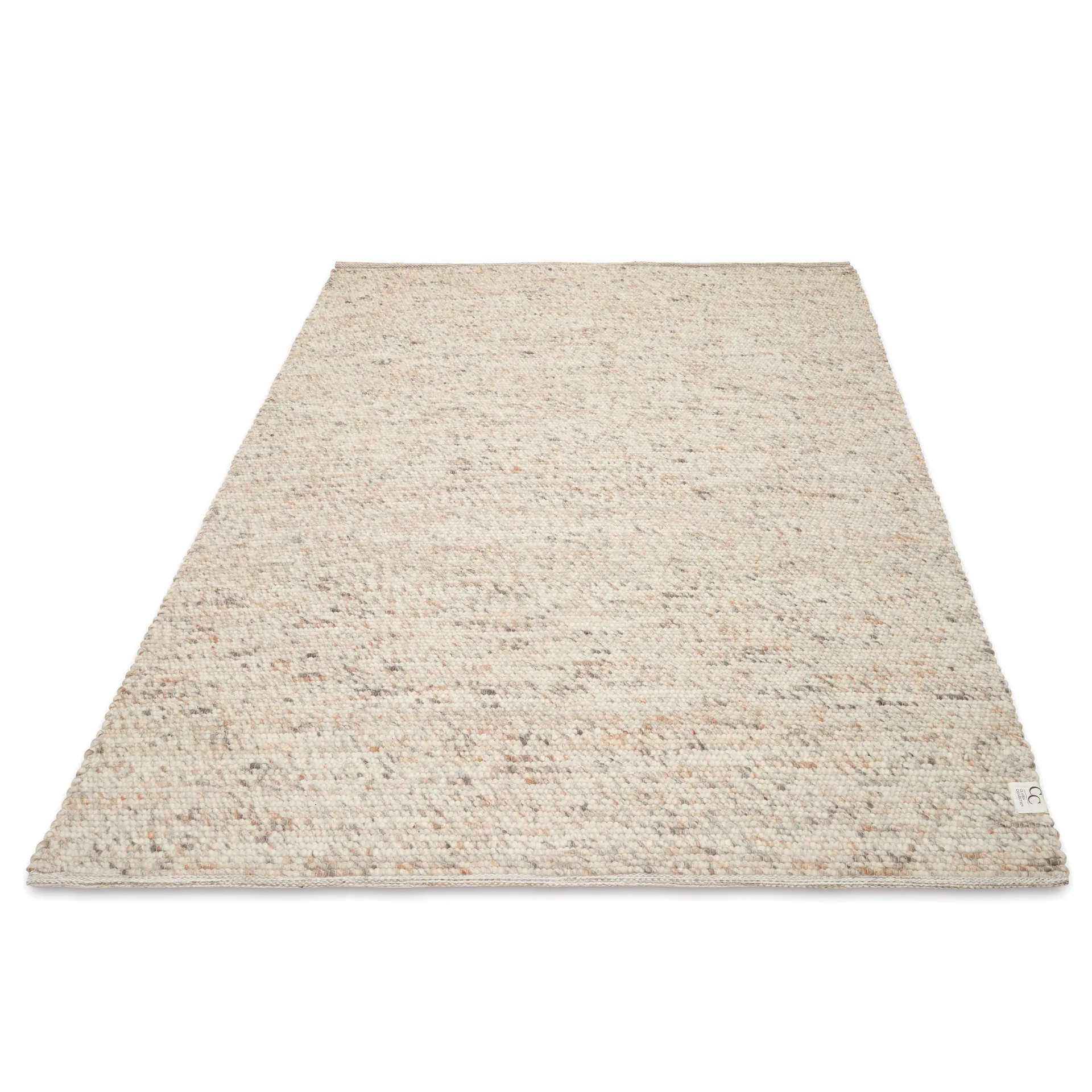 Merino wollen vloerkleed 300x400 cm, Natuurlijk beige Classic Collection