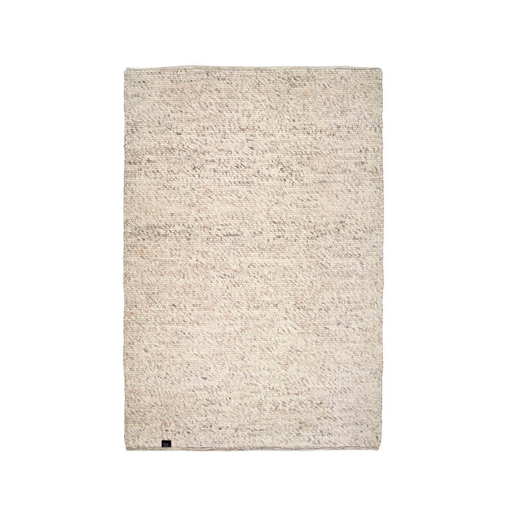 Classic Collection Merino wollen vloerkleed natuurlijk beige, 140x200 cm