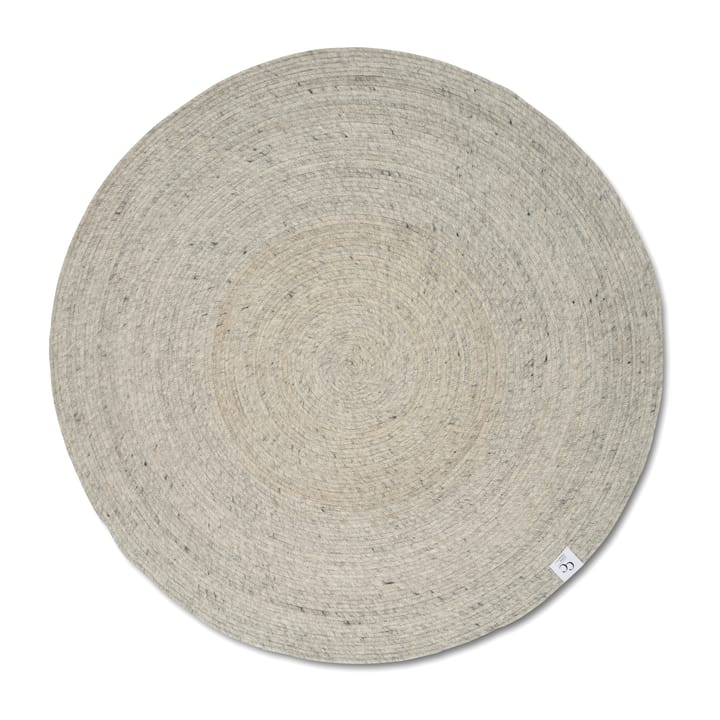 Merino wollen vloerkleed rond Ø160 cm - Concrete - Classic Collection