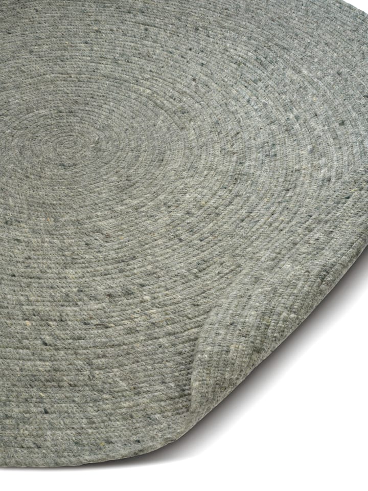 Merino wollen vloerkleed rond Ø160 cm, Green Classic Collection