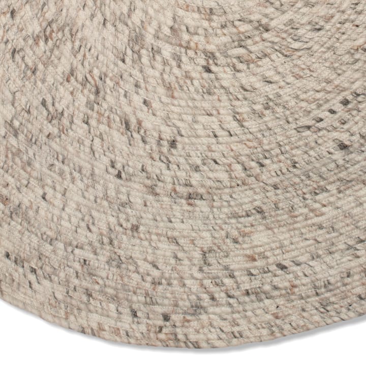 Merino wollen vloerkleed rond Ø200 cm, Beige Classic Collection