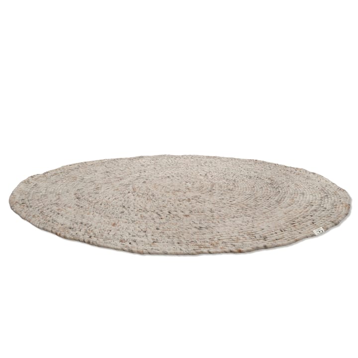 Merino wollen vloerkleed rond Ø200 cm, Beige Classic Collection