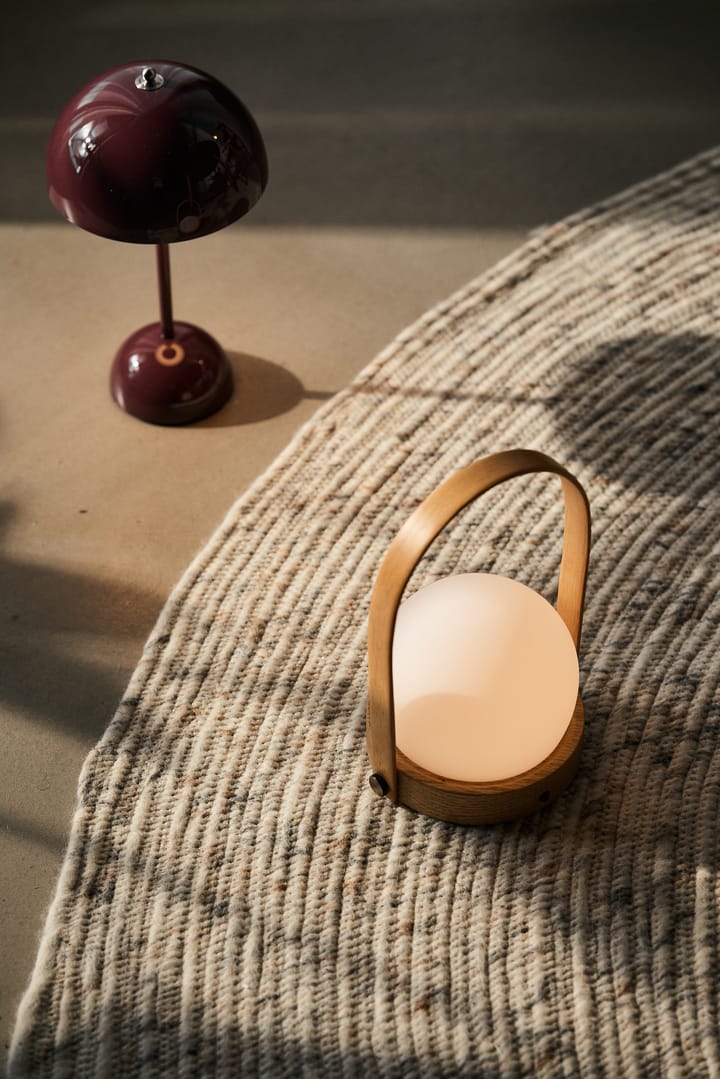 Merino wollen vloerkleed rond Ø200 cm, Beige Classic Collection