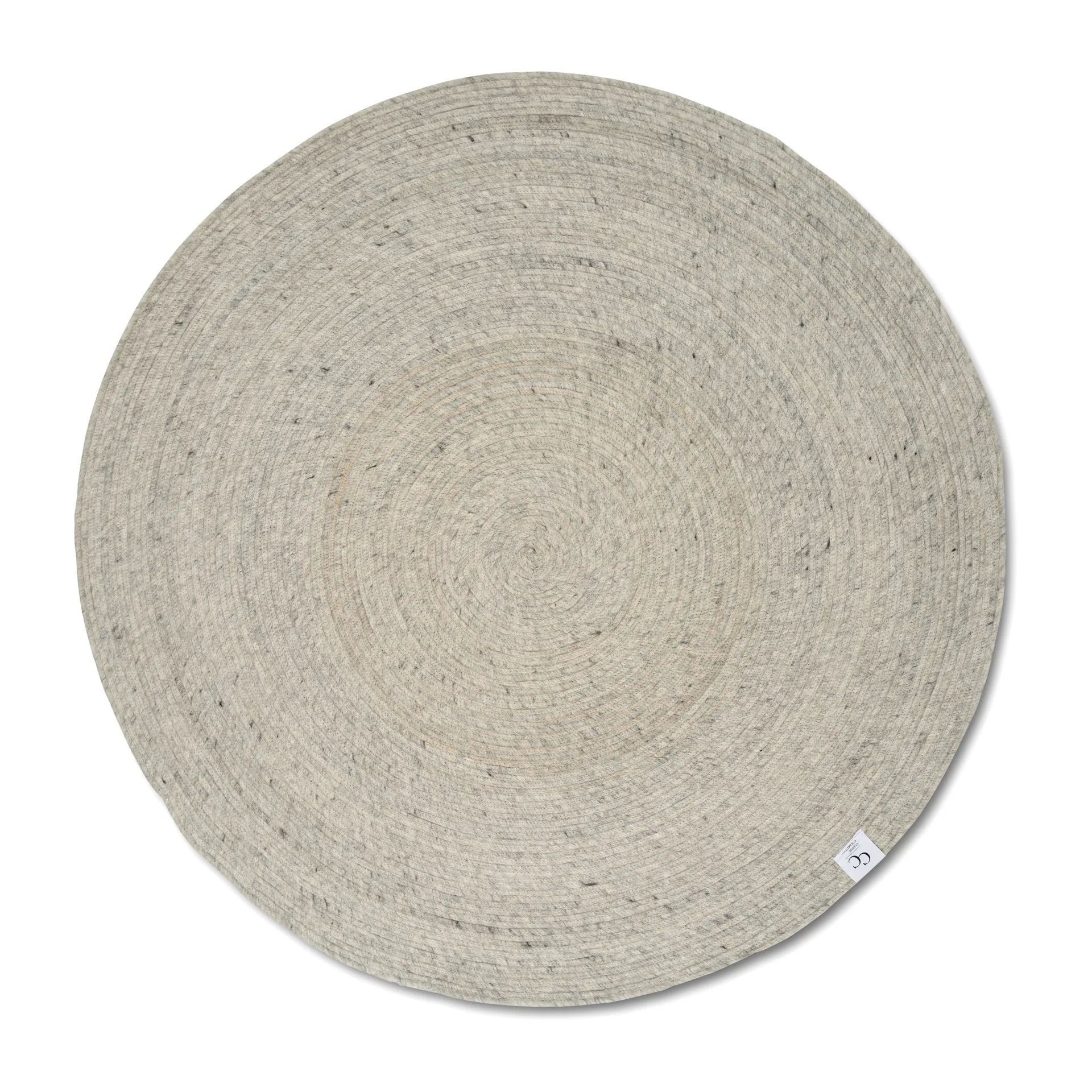 Merino wollen vloerkleed rond Ø200 cm, Concrete Classic Collection