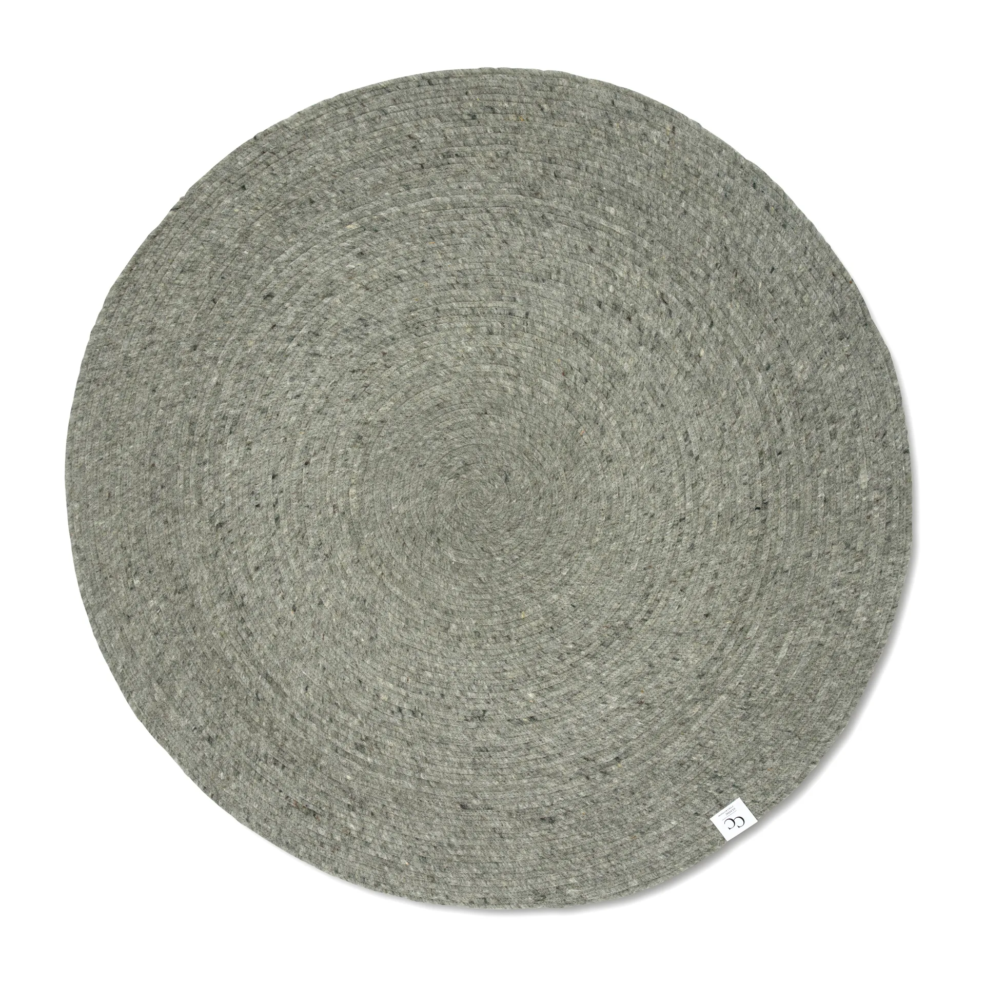 Merino wollen vloerkleed rond Ø200 cm, Green Classic Collection