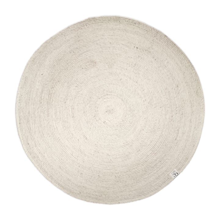 Merino wollen vloerkleed rond Ø200 cm - Wit - Classic Collection