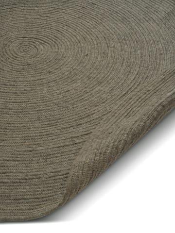 Merino wollen vloerkleed rond Ø240 cm - Dark green - Classic Collection