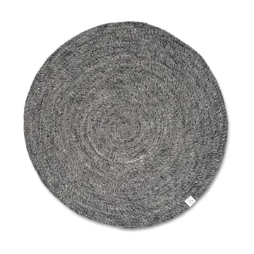Merino wollen vloerkleed rond Ø240 cm - Graniet - Classic Collection
