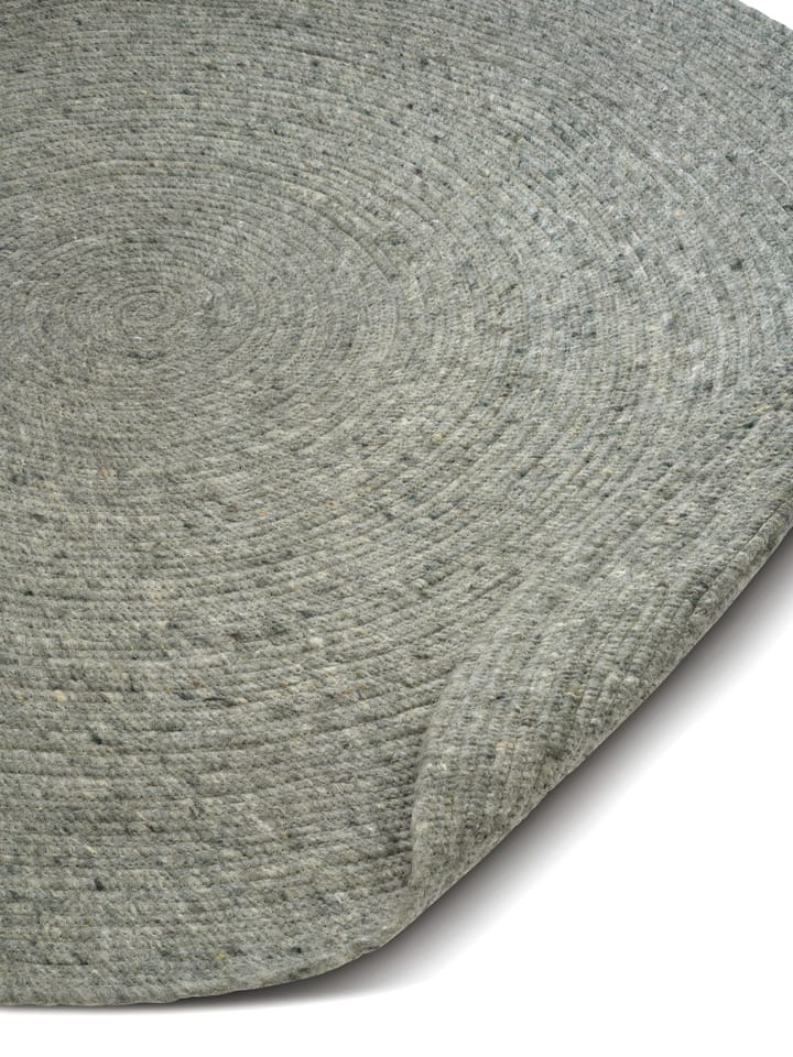 Merino wollen vloerkleed rond Ø240 cm, Green Classic Collection