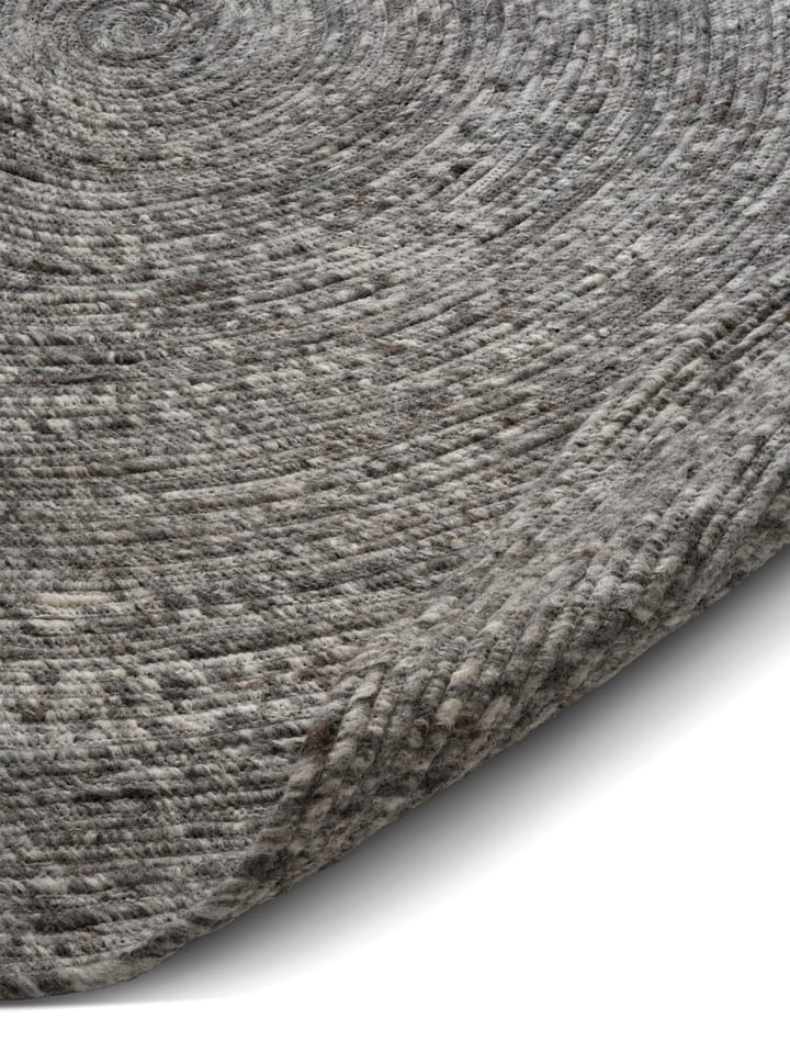 Merino wollen vloerkleed rond Ø240 cm, Grey Classic Collection