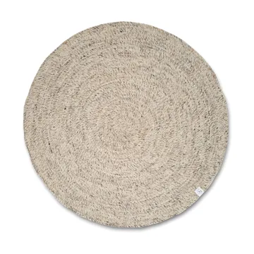 Merino wollen vloerkleed rond Ø240 cm - Natural beige - Classic Collection