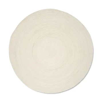 Merino wollen vloerkleed rond Ø240 cm - White - Classic Collection