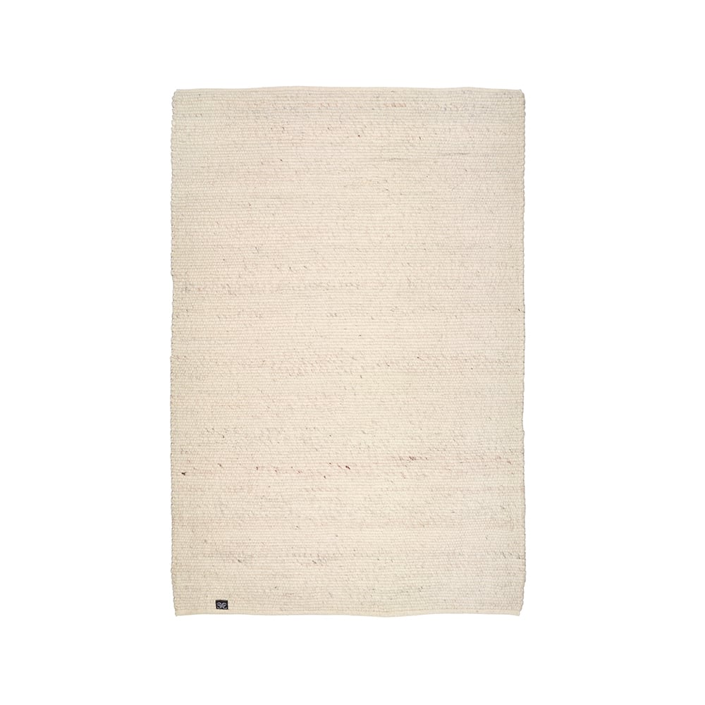 Classic Collection Merino wollen vloerkleed wit, 140x200 cm