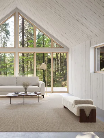 Nordklint vloerkleed - Natuurgrijs, 200x200 cm - Classic Collection