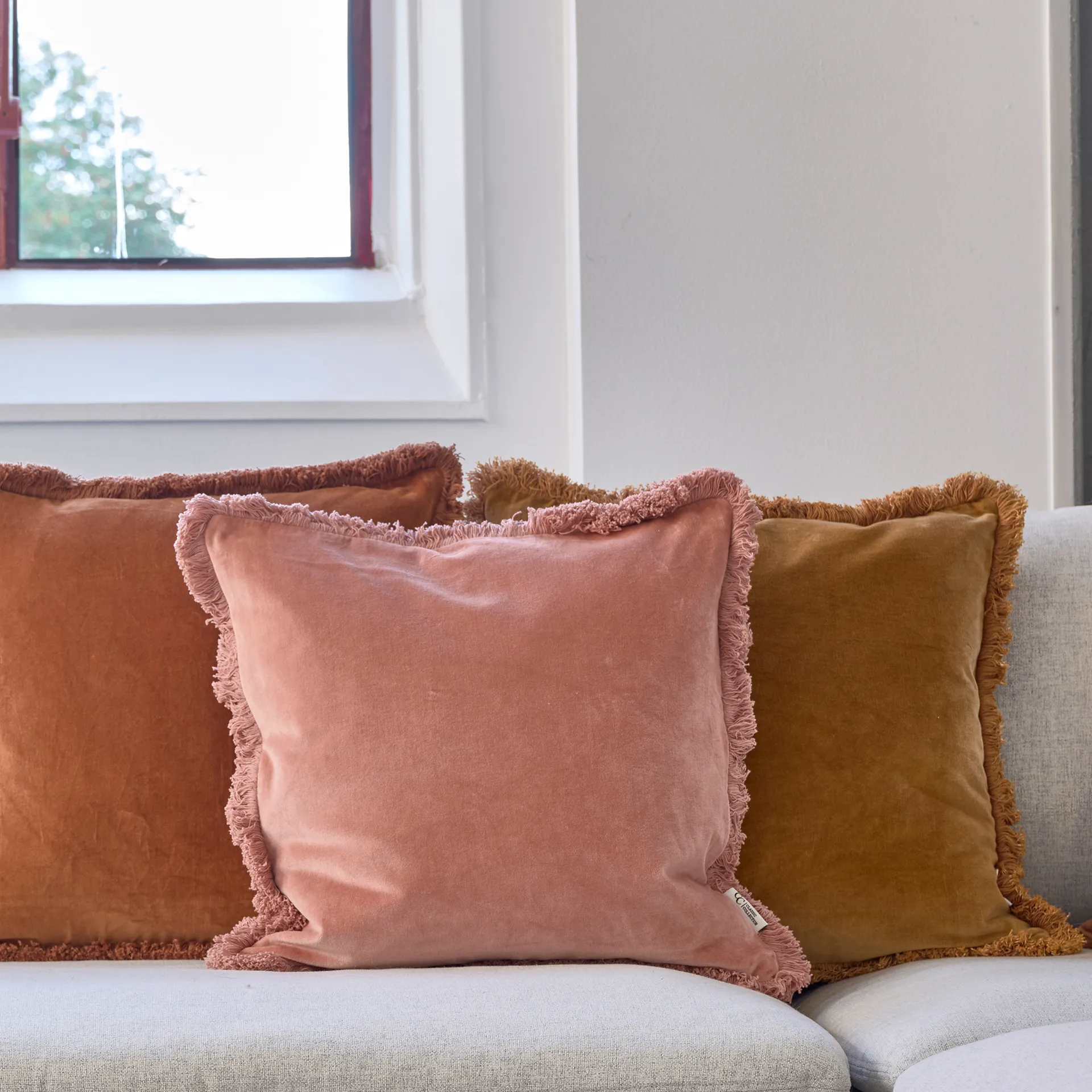 Paris kussenhoes 50x50 cm, Dusty coral Classic Collection