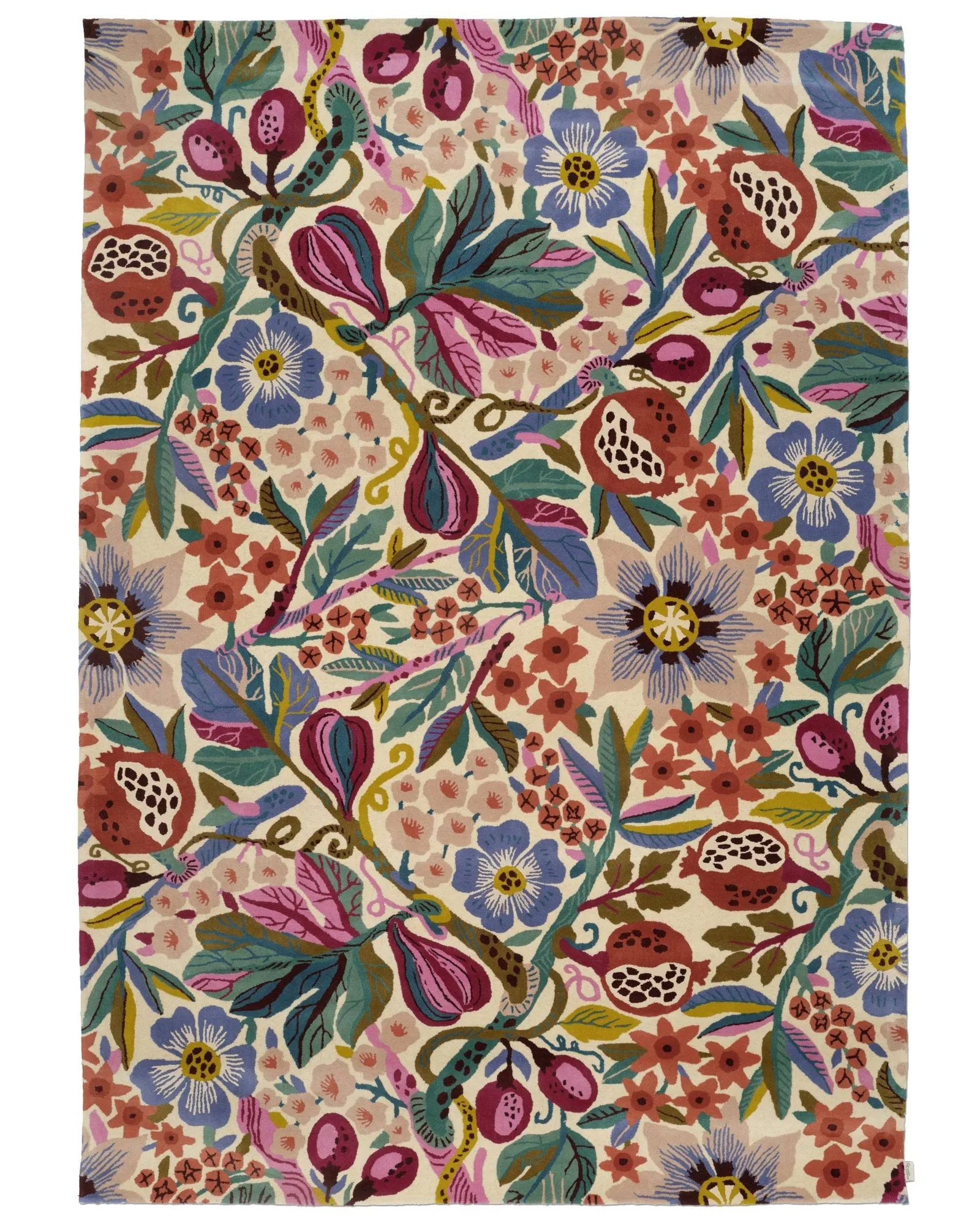 Pomegranate vloerkleed, Wit-multi, 250x350 cm Classic Collection