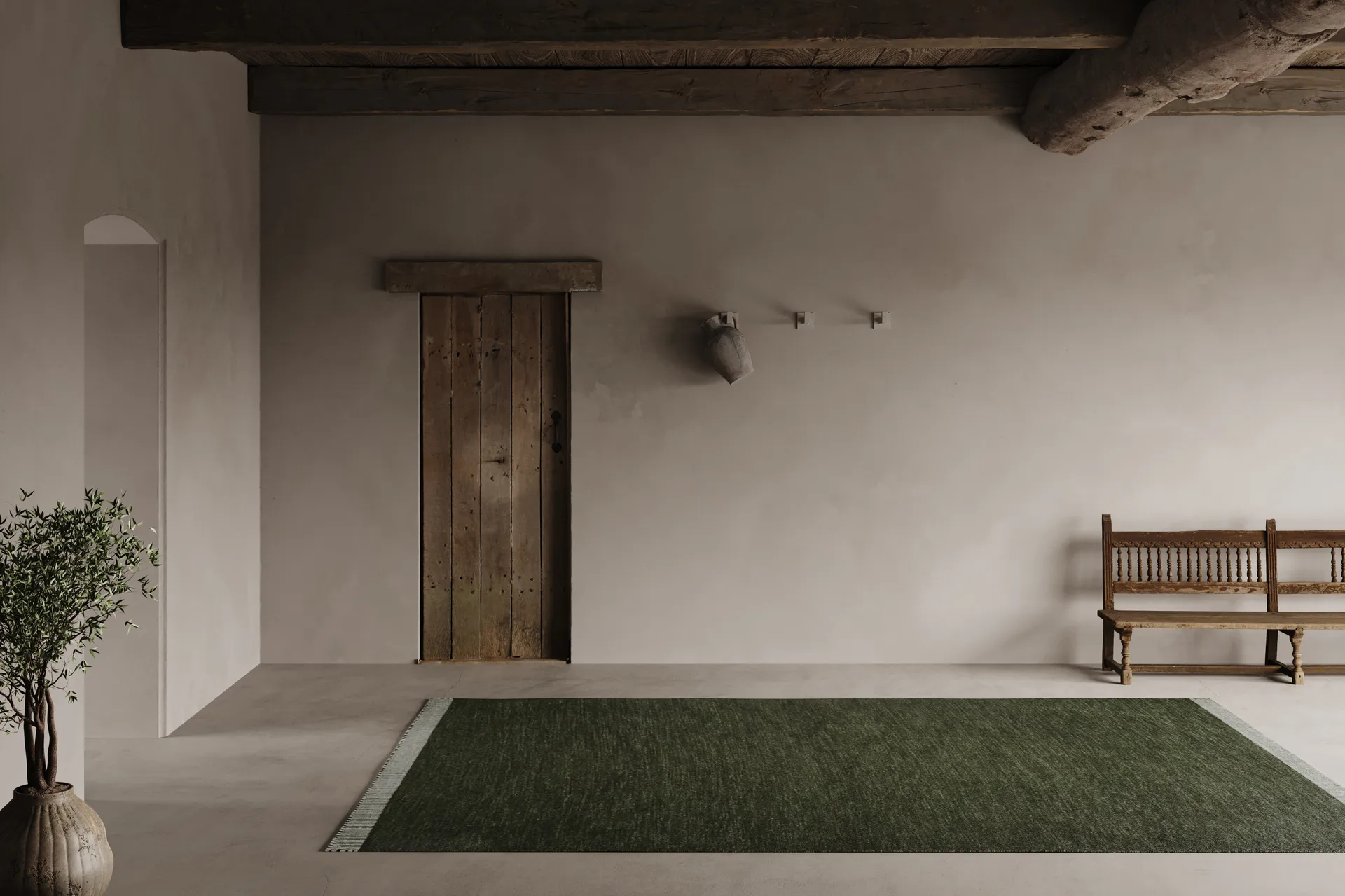 Pure vloerkleed, Green, 170x230 cm Classic Collection