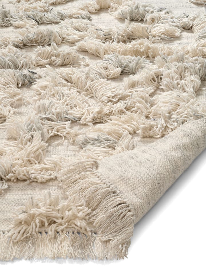 Rio wollen vloerkleed 250x350 cm - Ivory melange - Classic Collection