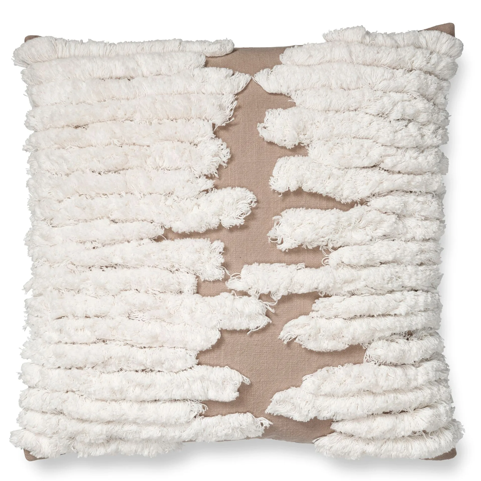 River kussenhoes 50x50 cm, Simply taupe Classic Collection