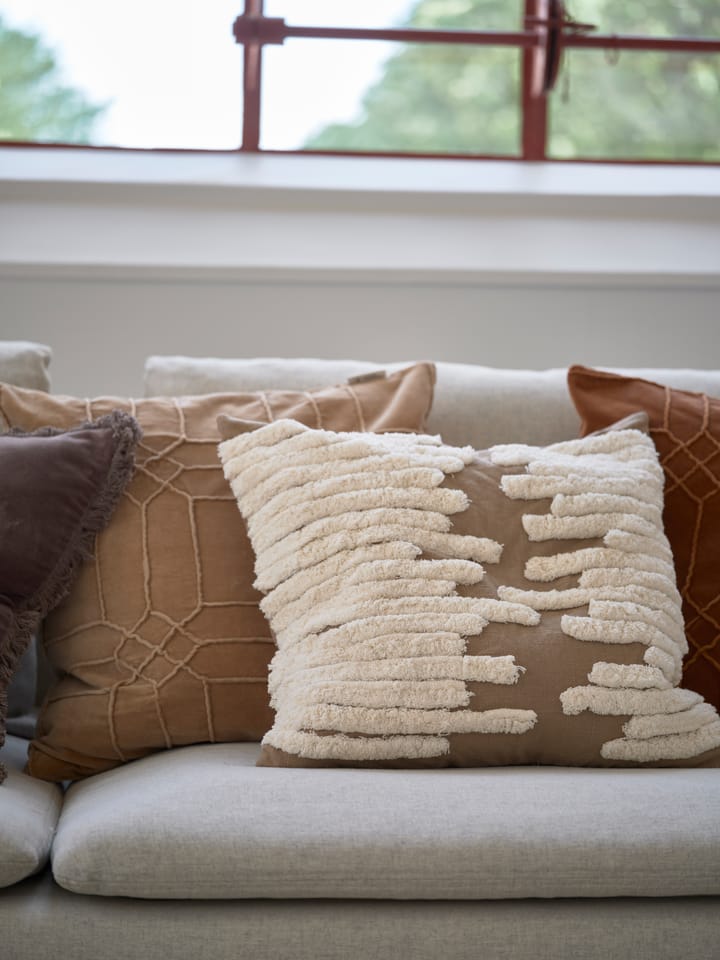 River kussenhoes 50x50 cm, Simply taupe Classic Collection