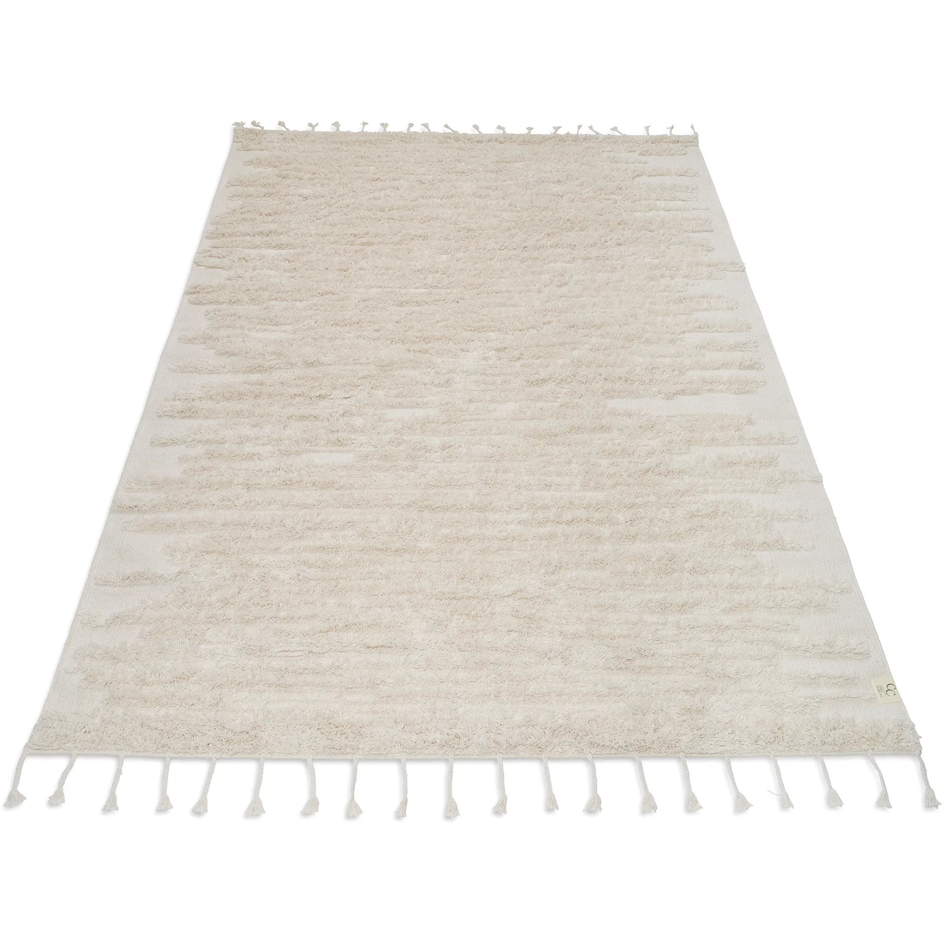 River vloerkleed 250x350 cm, White Classic Collection