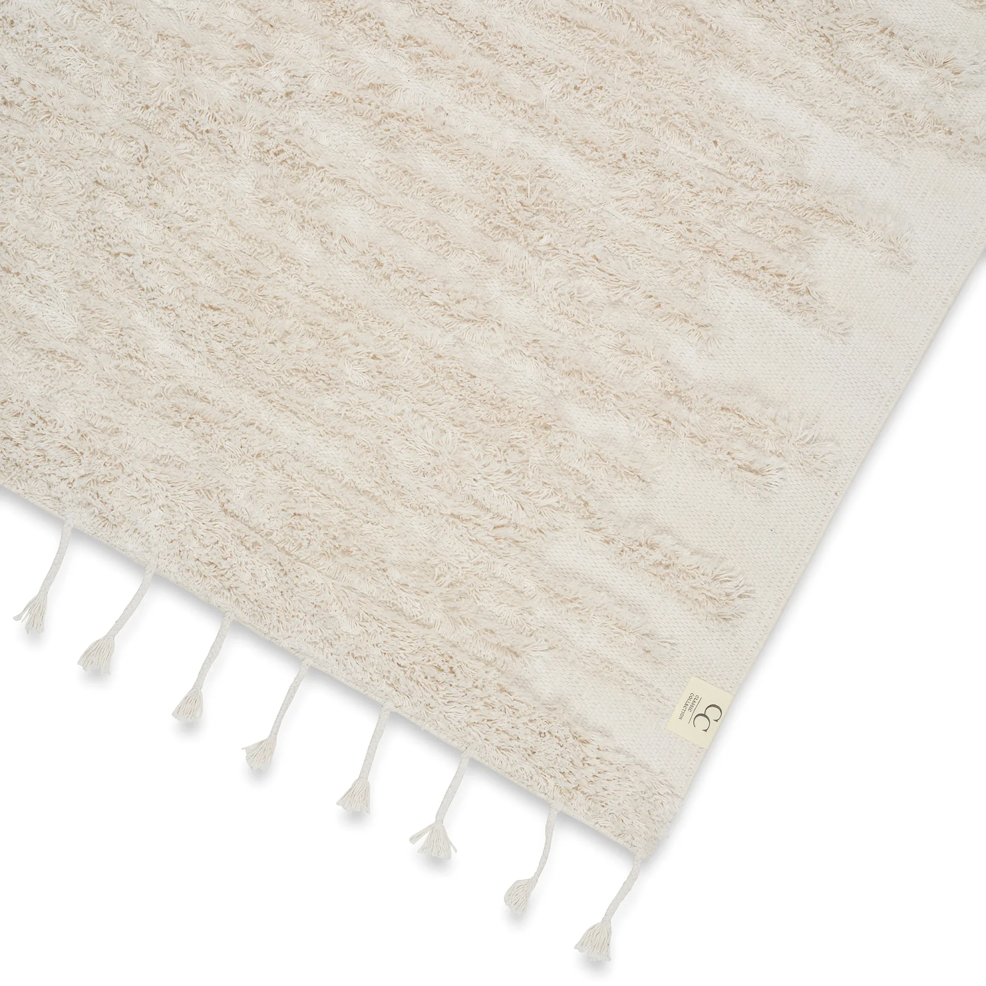 River vloerkleed 250x350 cm, White Classic Collection