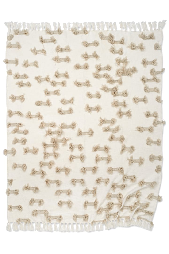 Rope katoenen plaid 130x170 cm, White Classic Collection