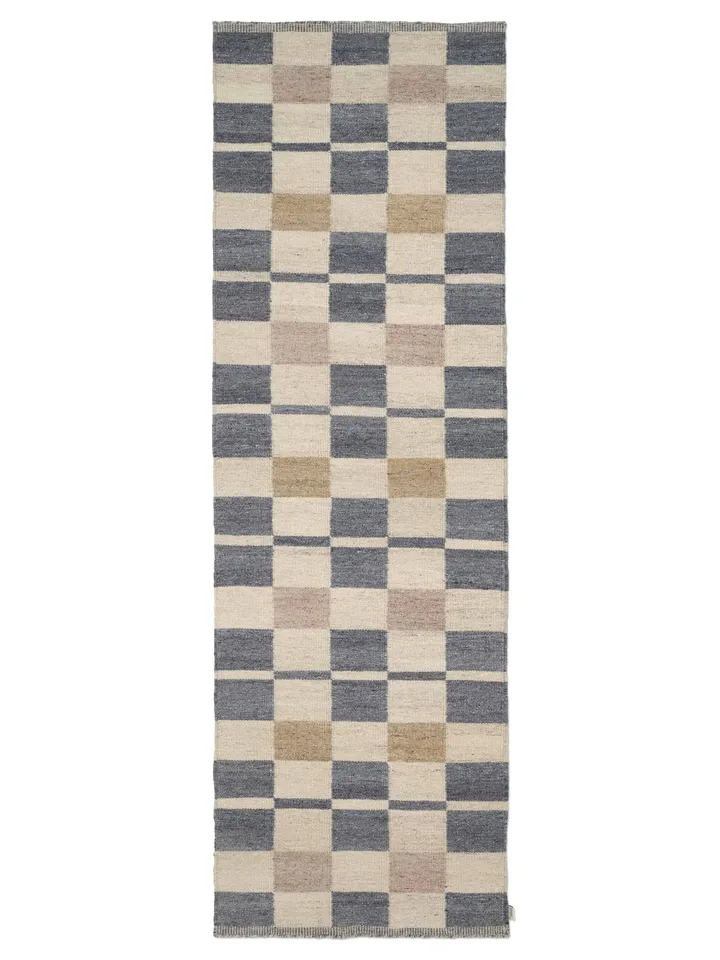 Rutvik vloerkleed - Blue, 80x250 cm - Classic Collection