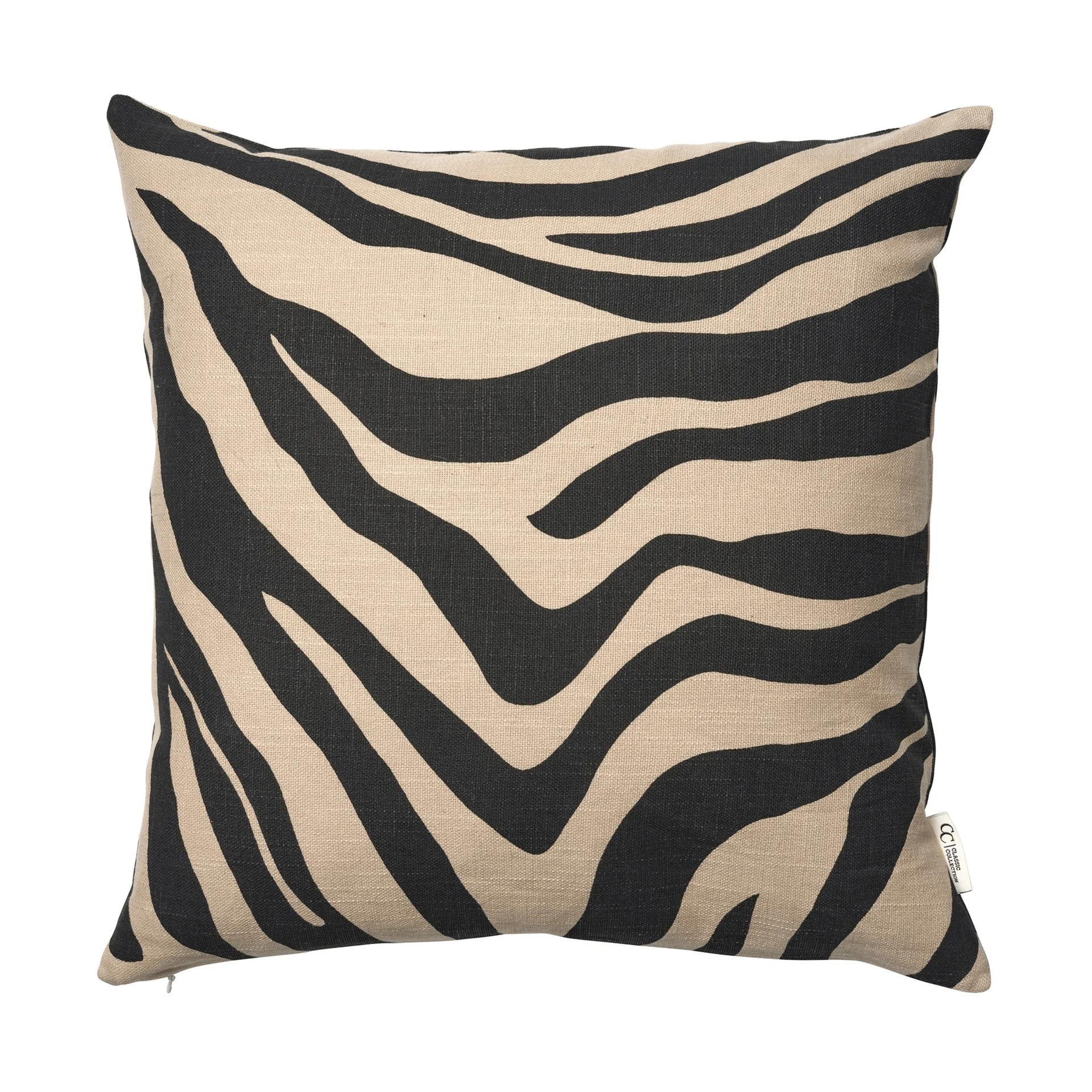 Savannah kussenhoes, Beige-zwart, 50x50 cm Classic Collection