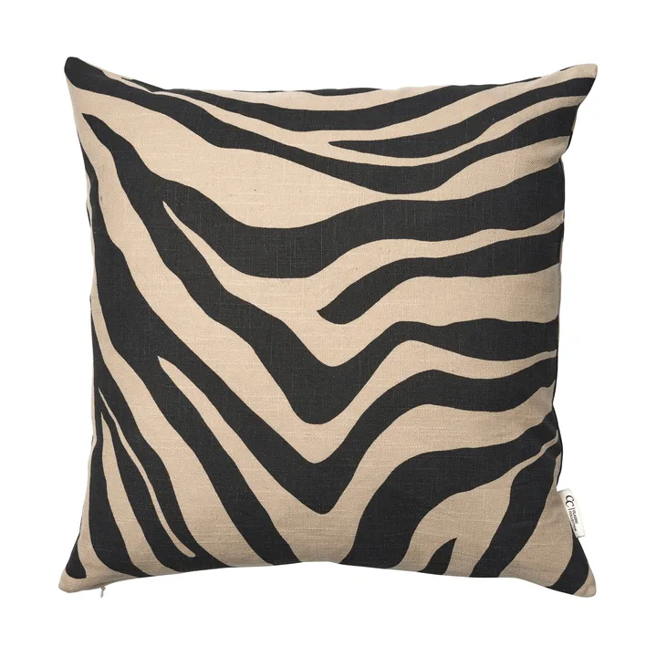 Savannah kussenhoes - Beige-zwart, 50x50 cm - Classic Collection