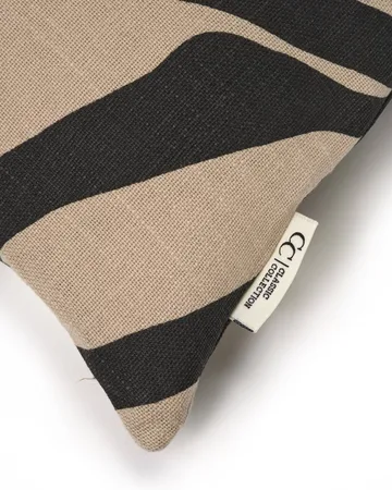 Savannah kussenhoes - Beige-zwart, 50x50 cm - Classic Collection