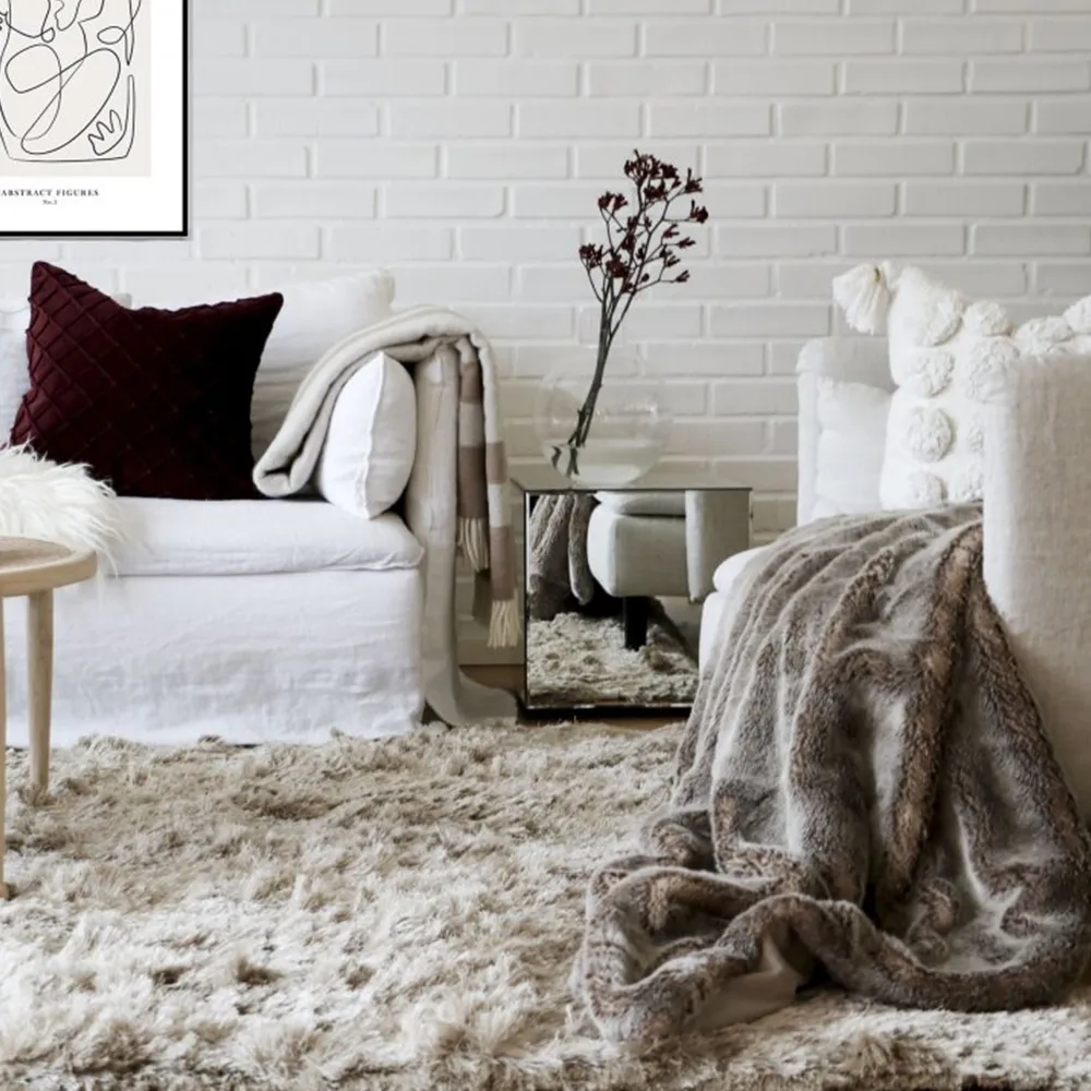 Shaggy kleed 250x350 cm, Champagne Classic Collection