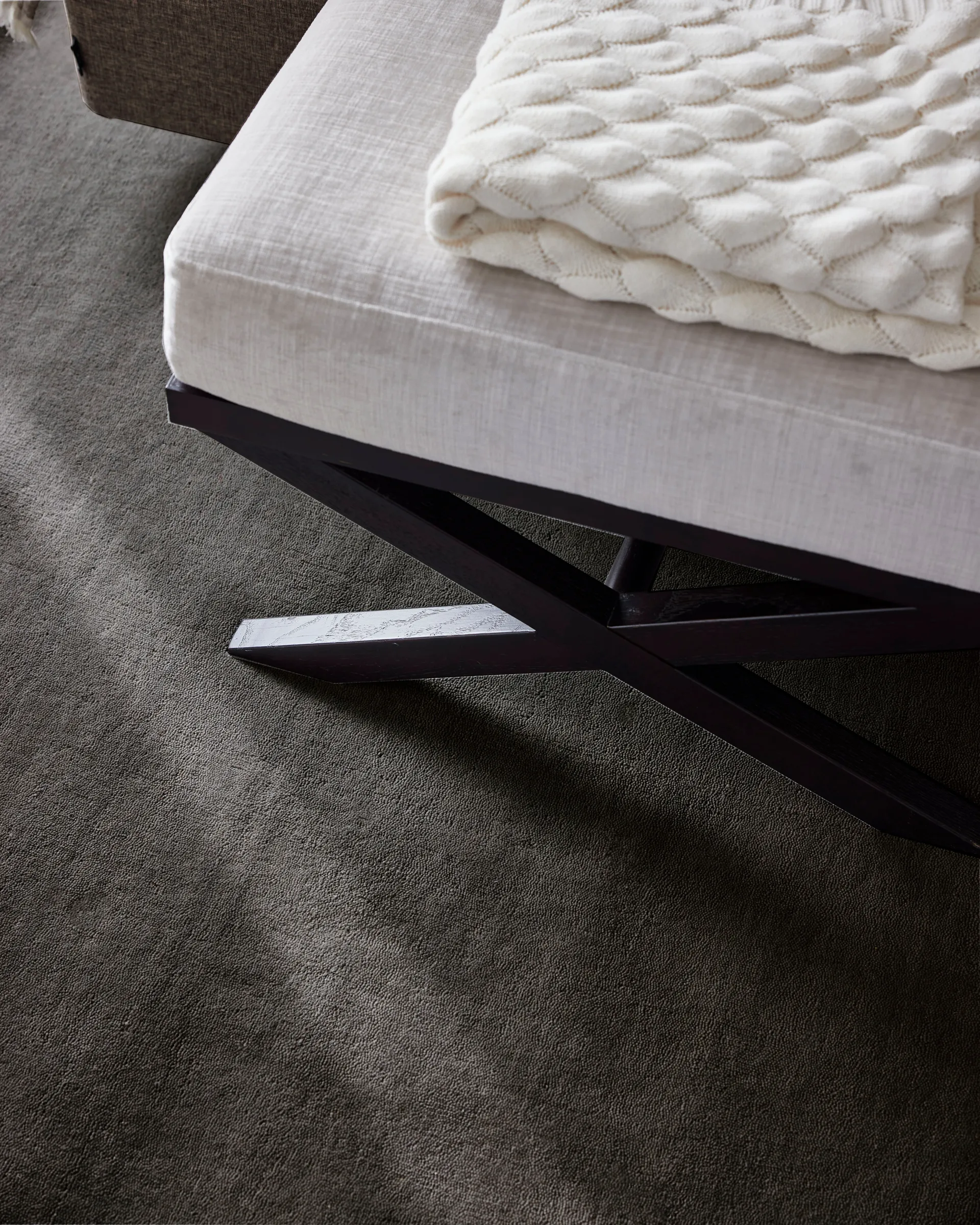 Solid vloerkleed, Charcoal, 170x230 cm Classic Collection