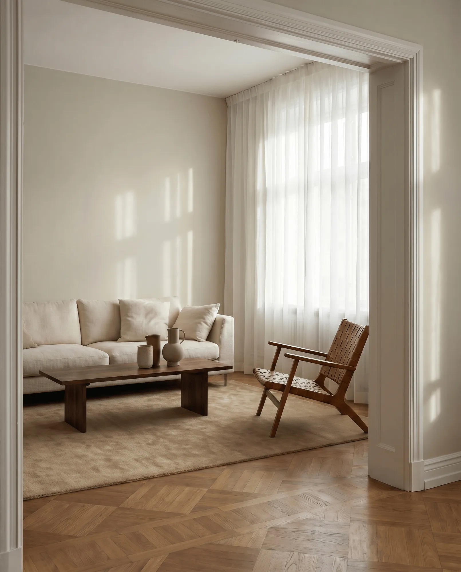Solid vloerkleed, Wheat, 300x400 cm Classic Collection