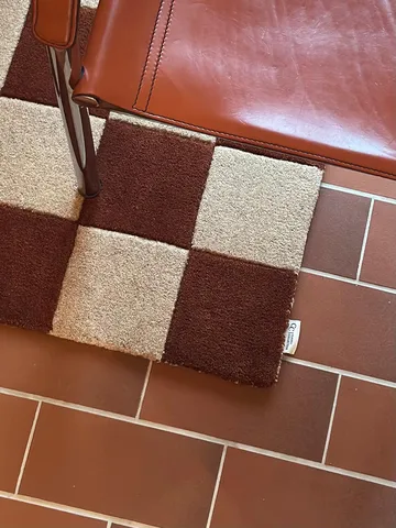 Square deurmat - Brown-naturel, 60x90 cm - Classic Collection
