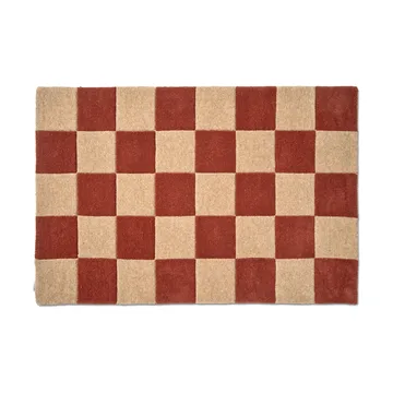 Square deurmat - Terracotta-naturel, 85x130 cm - Classic Collection