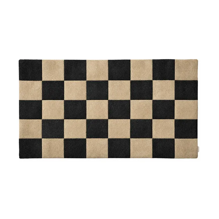 Square deurmat - Zwart-naturel, 85x130 cm - Classic Collection