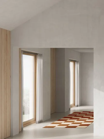 Square loper - Brown-natuur, 80x200 cm - Classic Collection