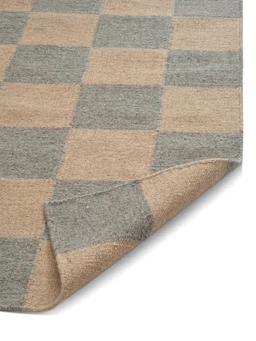 Square loper - Grijs-naturel, 80x240 cm - Classic Collection
